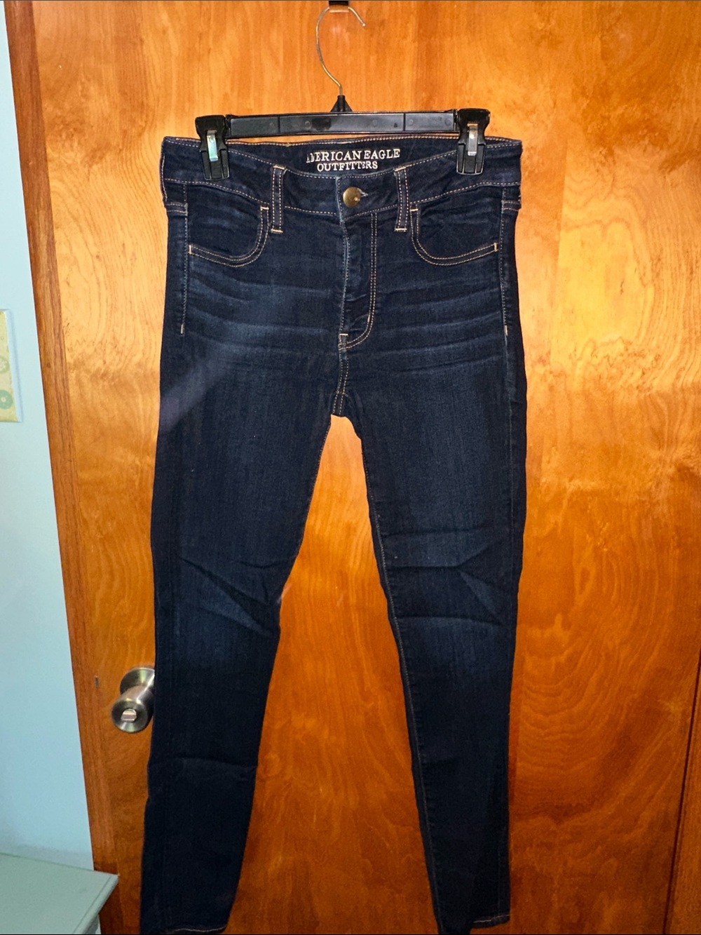 American Eagle Outfitters Dark Blue Skinny Jeans